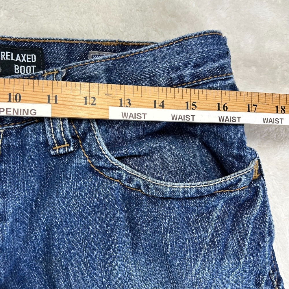Ariat FR M4 Bootcut Jeans Mens 32x32 Blue Denim Relaxed Fit Western Workwear - Picture 11 of 16